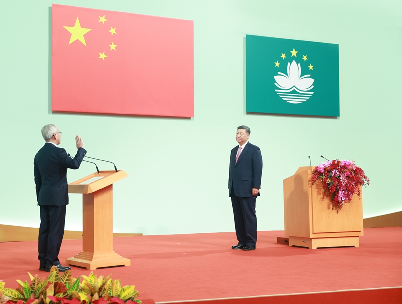 习近平出席庆祝澳门回归祖国25周年大会暨澳门特别行政区第六届政府就职典礼并发表重要讲话「相关图片」